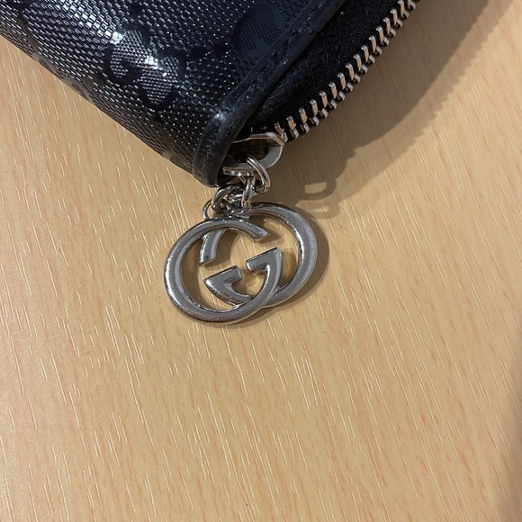 Black zip wallet - Picture 5 of 6